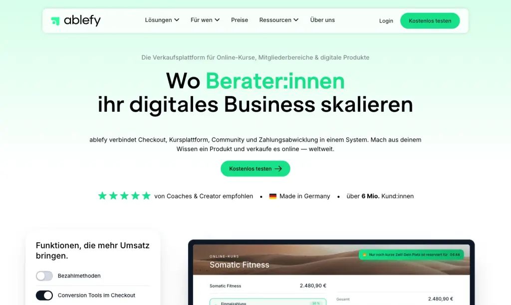 ablefy Website