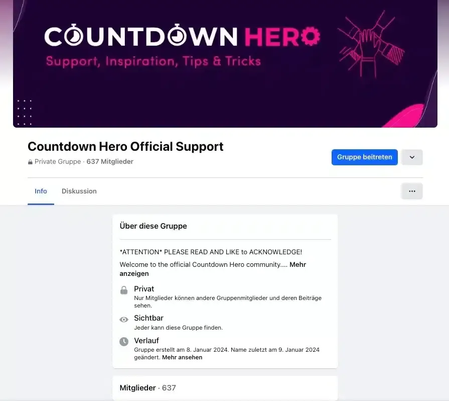 CDH-Facebook-Gruppe