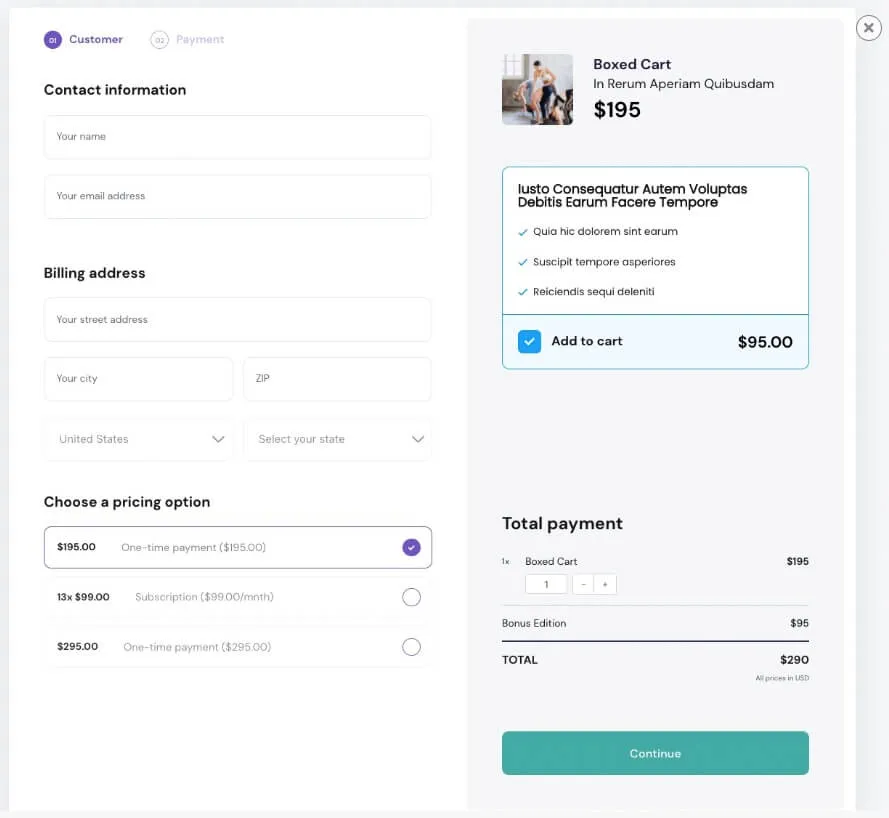 kurze CheckoutSeite ThriveCart kurze CheckoutSeite ThriveCart