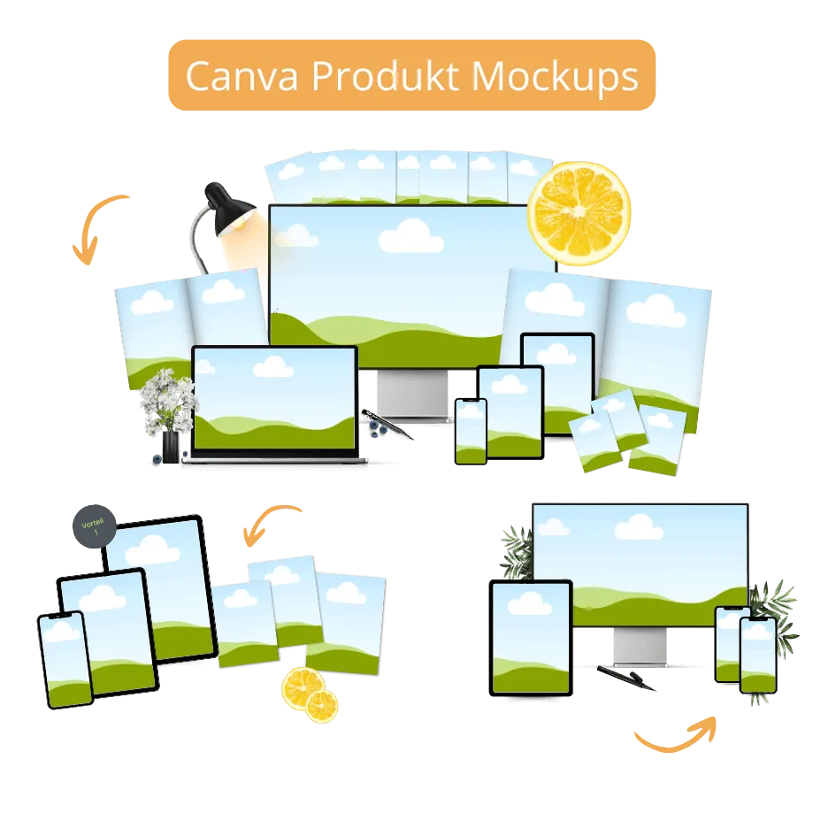 Canva Produkt Mockups Canva Produkt Mockups