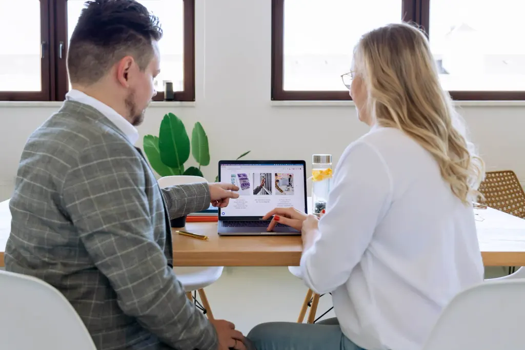 Maria Pabst im Mentoring-Gespräch