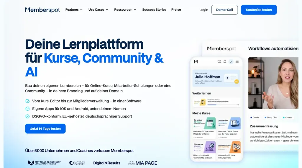 Memberspot Website