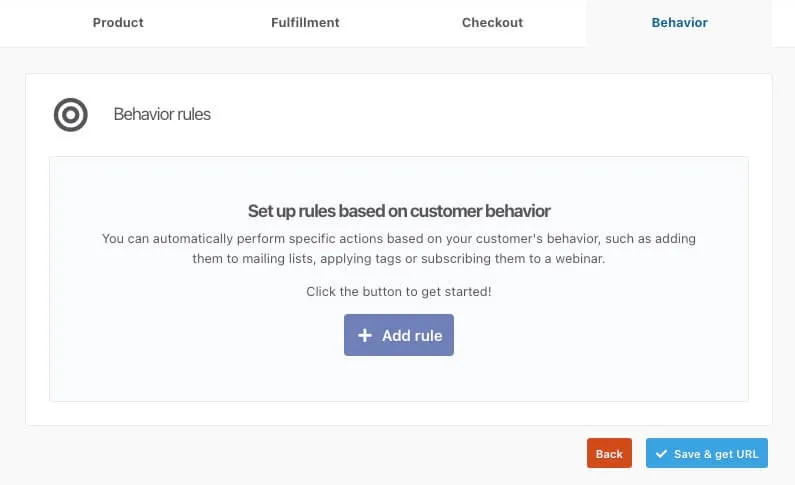 ThriveCart Behavior Rules