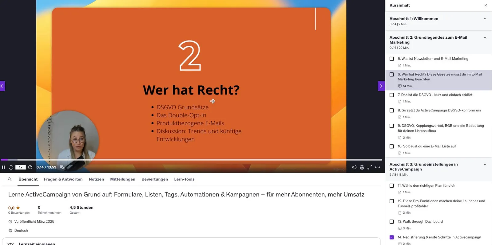 Udemy Einblick Onlinekursplattform