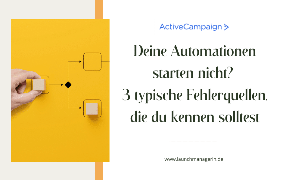 3 Fehlerquellen in Activecampaign die du kennen solltest