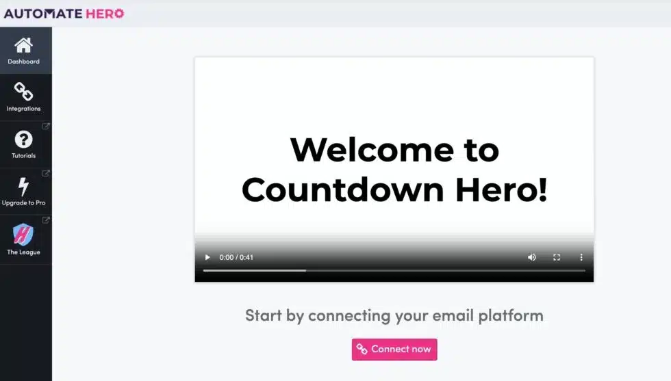 Countdown Hero Einrichten