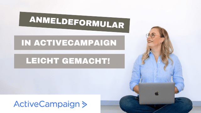 ActiveCampaign Anmeldeformular