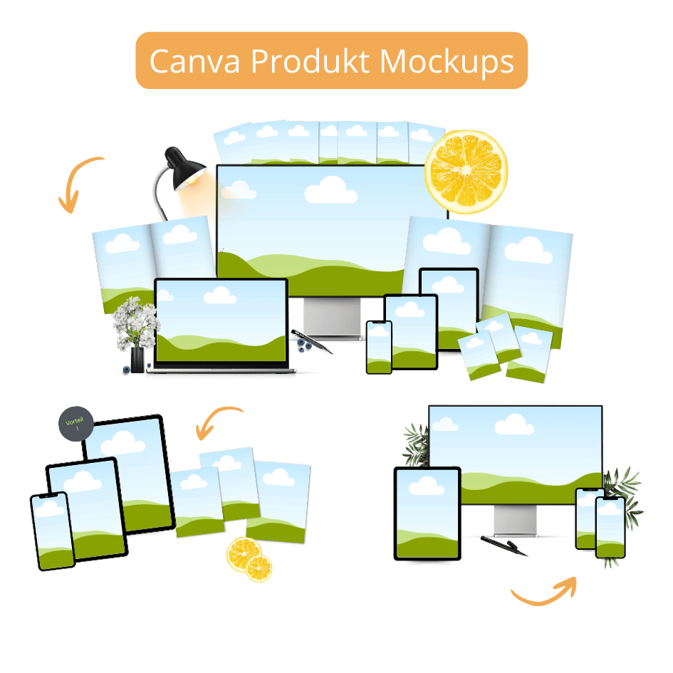 Canva Produkt Mockups