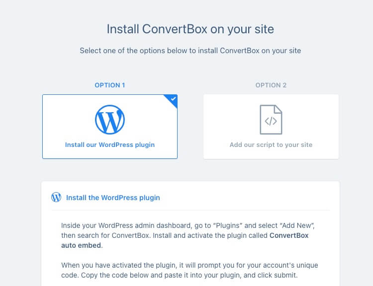 ConvertBox WordPress Plugin installieren ConvertBox WordPress Plugin installieren