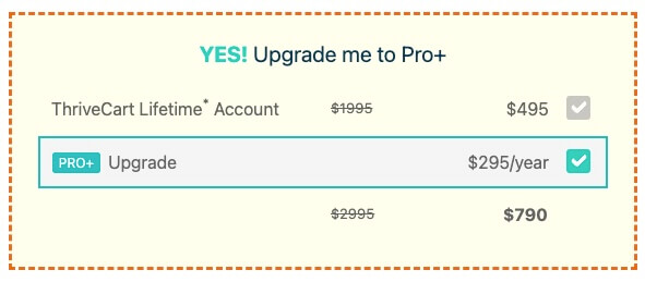 ThriveCart Pro+ Kosten ThriveCart Pro+ Kosten